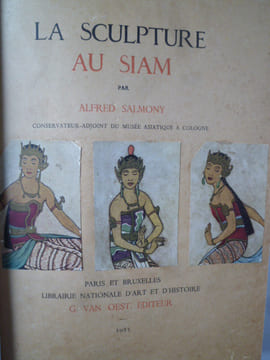 La Sculpture au Siam. SALMONY (Alfred)
