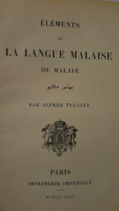 Eléments de Langue Malaise ou Malaye