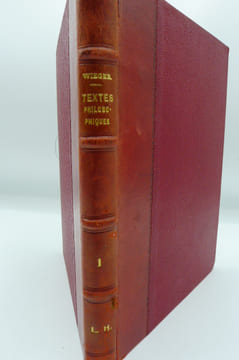 Textes Philosophiques. WIEGER (Léon S.J.)
