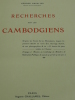 Recherches sur les Cambodgiens, d'après les Textes et Monuments depuis les premiers siècles de notre ère. GROSLIER (George)