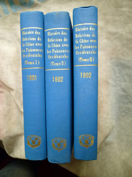 Histoire des Relations de la Chine avec les Puissances Occidentales 1860-1900. CORDIER (Henri)