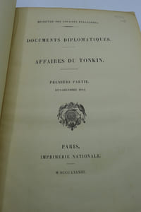 Affaires du Tonkin - Documents Diplomatiques - Première Partie - 1874-Décembre 1882