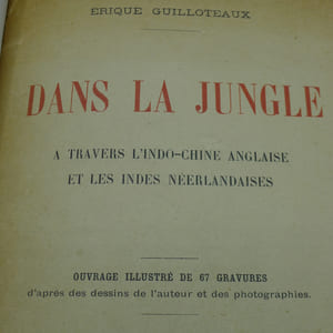 Dans la Jungle - A travers l'Indo-Chine Anglaise et les Indes Néerlandaises