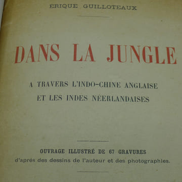 Dans la Jungle - A travers l'Indo-Chine Anglaise et les Indes Néerlandaises. GUILLOTEAUX (Erique) - [INDONESIE] {MALAISIE] [SINGAPOUR] 