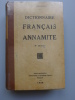 Dictionnaire Français-Annamite. BARBIER (V.)