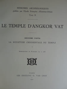 Le Temple d'Angkor Vat - Deuxième Partie: La Sculpture Ornementale du Temple