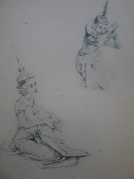 Les Danseuses Cambodgiennes Anciennes et Modernes . GROSLIER  (George) - [CAMBODGE] [DANSES CAMBODGIENNES] 