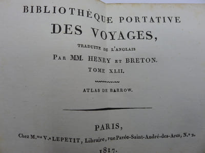 Voyage en Chine à la suite de l'Ambassade de Lord Macartney par John Barrow, Traduit de l'anglais par J.B.J. Breton et Henry