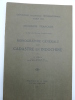 Monographie Générale du Cadastre en Indochine. RENY (E.) - [INDOCHINE] [SERVICE DU CADASTRE]