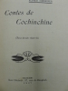 Contes de Cochinchine. SCHREINER (Alfred) - [CONTES DE COCHINCHINE] 