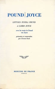 Lettres d'Ezra Pound à James Joyce.