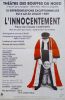Affiche pour L'innocentement, pièce de Claude Confortès.. TOPOR (Roland).