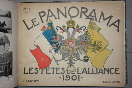 Le Panorama. 1 : Le Président de la République française.- 2 : Les fêtes de l'Alliance 1901. - 3 Les fêtes de l'Alliance 1902. - 4 : Les cinq journées russes