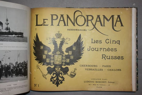 Le Panorama. 1 : Le Président de la République française.- 2 : Les fêtes de l'Alliance 1901. - 3 Les fêtes de l'Alliance 1902. - 4 : Les cinq journées ...
