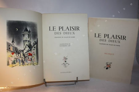 Le plaisir des Dieux. Chansons de Salles de Garde. Illustrations de Raymond Lep.
