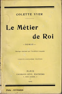 Le métier de roi. 