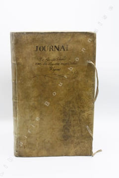 "JOURNAL DE RECETTE D'ACCORD AVEC LES REGISTRES AUX BILLETS D'EPICES". . [DROIT - MANUSCRIT - FLANDRES].