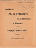 Voyage de M.  le Pr&eacute;sident de la R&eacute;publique &agrave; Moulins -  Grandes manoeuvres - Septembre 1898. . BELON (Paul) - GERS (Paul).