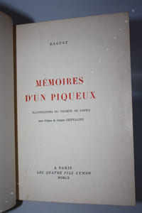 Mémoires d'un piqueux. Illustrations du vicomte de Conny, avec préface de Jacques Chevalier.