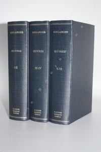 Oeuvres de Boullanger.
