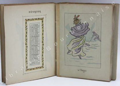 Almanach 1895. Dixième année. Poésies d'Hippolyte DEVILLERS.