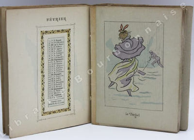 Almanach 1895. Dixième année. Poésies d'Hippolyte DEVILLERS.