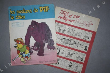Les Aventures de Pif le Chien. Nouvelle série N° 5. Mes mémoires - Les malices de Pif - Pif peintre - Le pêcheur Pif - Notre page de variétés. . ...
