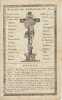 Petit placard pour la "Mission de Marseille 1820", avec représentation de la Croix, la liste des Missionnaires et la prière de circonstance. . ...