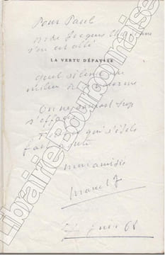 La vertu dépaysée. Journaliers XI mai-octobre 1962. . JOUHANDEAU (Marcel).
