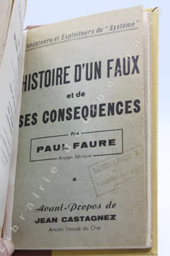 Si tu veux la paix... [relié avec] Histoire dun faux et de ses conséquences.        . FAURE (Paul). 