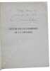 Lettre adressée à un magistrat  sur le commerce de la librairie. Introduction et notes marginales par Bernard Grasset.. DIDEROT (Denis).  