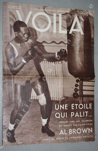 Une étoile qui plait... pendant cinq ans, champion du monde des poids cocqs Al Brown vient de subir sa première défaite.