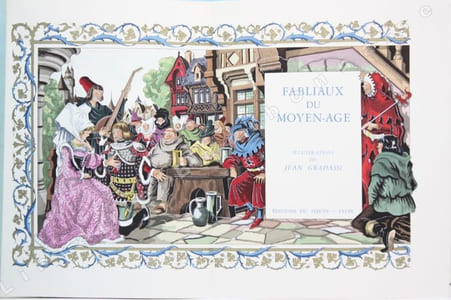 Fabliaux du Moyen Age. Aquarelles de Jean Gradassi.