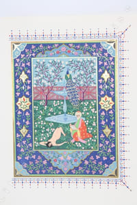 Les jardins des roses. Traduit par Franz Toussaint et illuminé par V.-L. Noguères.