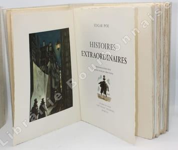Histoires extraordinaires. Illustrations de Robert Beltz gravées sur bois par Gilbert Poilliot.