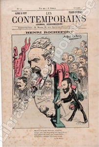 Les Contemporains, Journal hebdomadaire. Henri Rochefort.