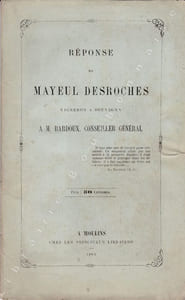 A MM. les baigneurs, médecins, malades, gens du monde. Choix d'une eau minérale en boisson. Histoire & documents inédits sur les eaux de St-Pardoux relatifs à la médecine des eaux minérales du Bourbonnais au XVIe siècle, d'après les travaux des historiens et savants Nicolas de Nicolaï, Pierre Perreau, Jean Banc, Faye père et fils, de 1567 à 1774 ; recueillis jusqu'à ce jour par M. Berger, concessionnaire des eaux de Saint-Pardoux.