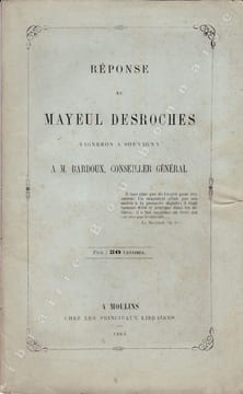 A MM. les baigneurs, médecins, malades, gens du monde. Choix d'une eau minérale en boisson. Histoire & documents inédits sur les eaux de St-Pardoux ...