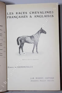 Les races chevalines françaises & anglaises.