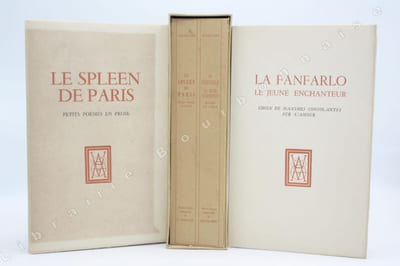 Le Spleen de Paris. Petits poèmes en prose. - La Fanfarolo. Le jeune enchanteur. Choix de maximes consolantes sur l'amour.