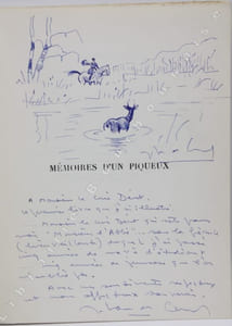 Mémoires d'un piqueux. Illustrations du vicomte de Conny, avec préface de Jacques Chevalier.