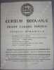 Cursum Sequanae dicent carmine heroico selecti humanistae... . [PLACARD  RIOM]. 
