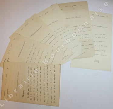 Copie manuscrite du XIXe siècle de 650 titres, actes, quittances, portant le titre de : "MUTUA TRANSMARINA ET SECURITATES. Obligations contractées ...