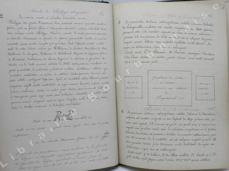 Copie manuscrite du XIXe siècle de 650 titres, actes, quittances, portant le titre de : "MUTUA TRANSMARINA ET SECURITATES. Obligations contractées ...