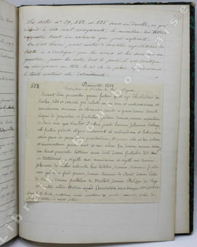 Copie manuscrite du XIXe siècle de 650 titres, actes, quittances, portant le titre de : "MUTUA TRANSMARINA ET SECURITATES. Obligations contractées ...