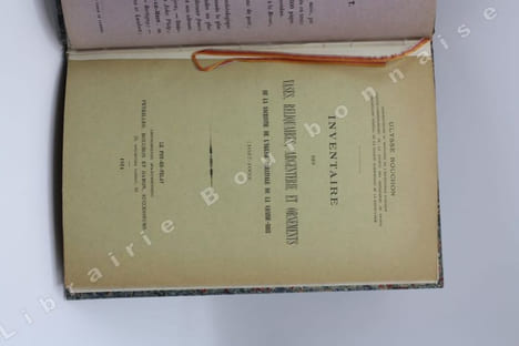 Lettres archéologiques sur l'Auvergne. De Clermont à La Chaise-Dieu. - Inventaire des vases, reliquaires, argenterie et ornements de la sacristie de ...