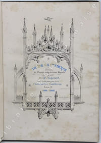 La vie de la Sainte Vierge, illustrée de dessins dans le style des vieux missels par Th. Fragonard dessinés par MM. Challamel et Mouilleron. Texte par Mme Anna Marie.Challamel, Paris, 1841