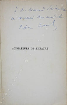 Animateurs de Théâtre.. BRASILLACH (Robert).