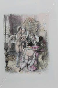 La Vie des Dames Galantes. Illustrations de P. E. Bécat.