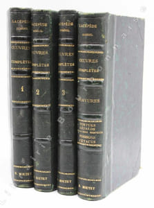 uvres du Comte de Lacépède, comprenant l'histoire naturelle des quadrupèdes ovipares, des serpents, des poissons et des cétacés accompagnées de belles gravures sur acier représentant au moins 500 animaux.
